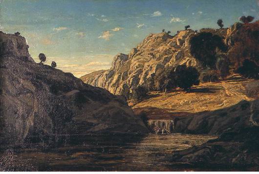 Site rocheux en Provence, Paul Camille Guigou